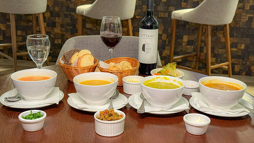 Variedade de sopas
